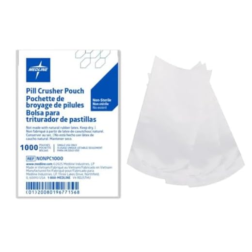 Medline Silent Knight Pill Crusher Pouches