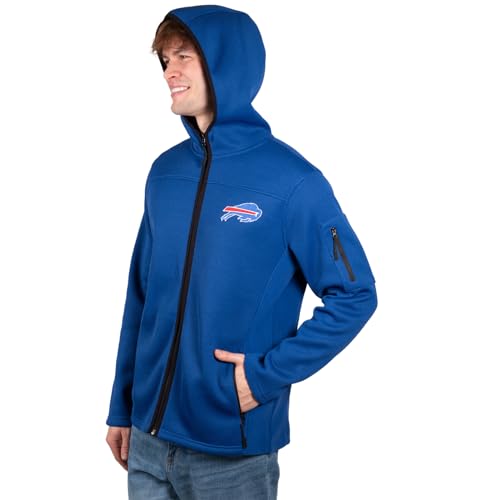 Sweat à capuche en polaire chaud et respirant à col zippé homme