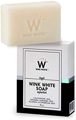 GLUTA SOAP WINK WHITE L-GLUTATHIONE FACIAL BODY CLEANSING WHITENING SKIN 80g(2.82 Oz.)