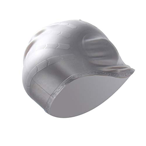 Silicone Natação Caps Swim Mulheres Cabelo Comprido Chapéu Ears Proteger Esportes Piscina Cap