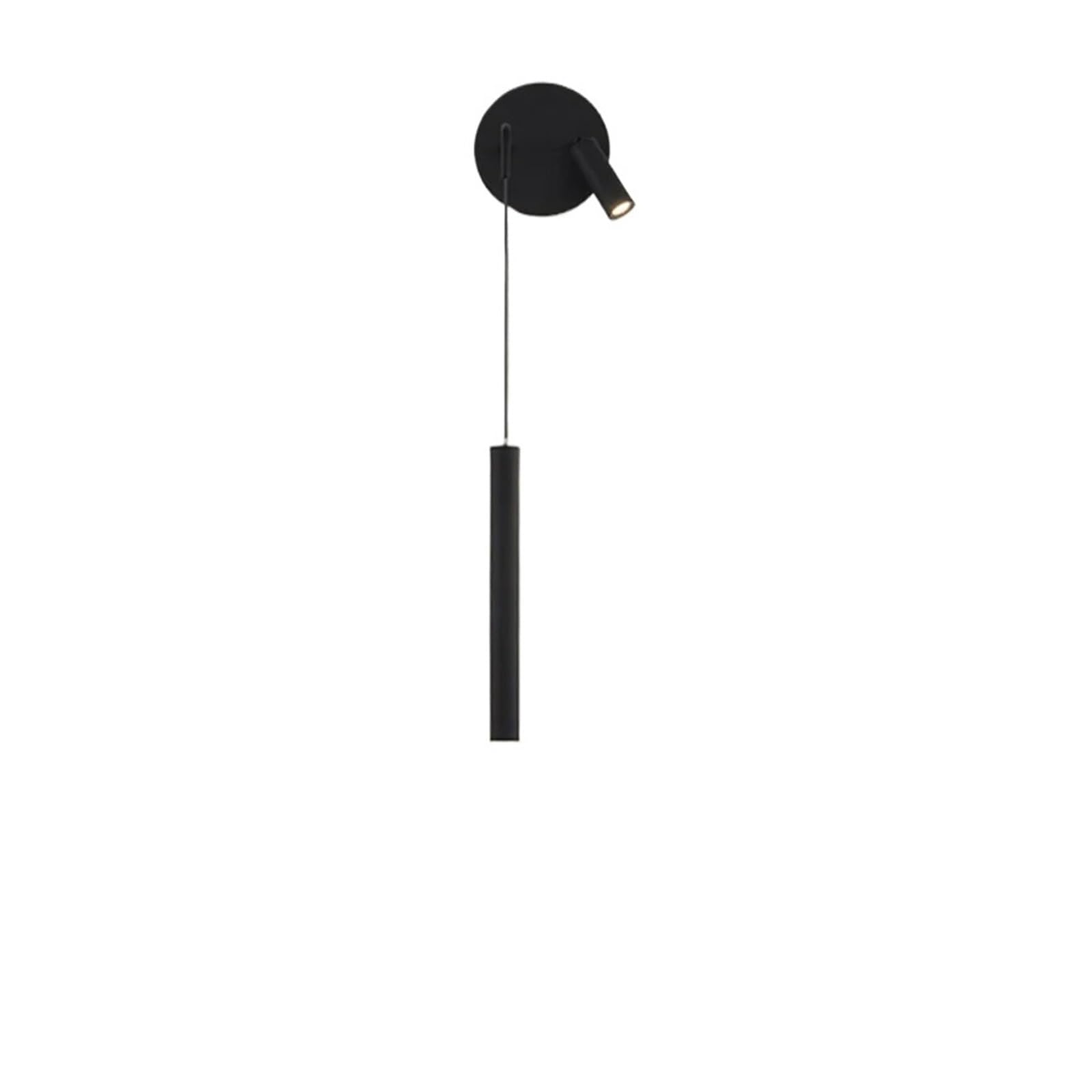 CUDTAPI Bedside Wall Lamp Nordic Minimalist Living Room Background Wall Lamp, Spot Lamp Light Luxury LEDmodern Bedroom Small Pendant Lamp(3500-5500K,A-Left)