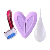 Hzskjyt 6x Female Pubic Hair Shaving Stencil Set for Bikini Area