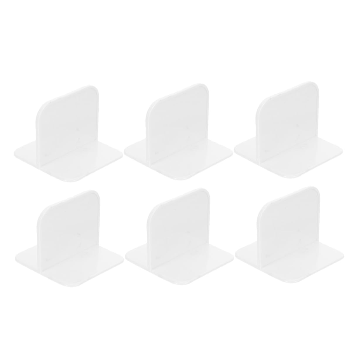 Zerodeko 6 Pcs Anti-slip Plastic Playpen Stabilizers for Floor and Playpen, Ensures Stability and Safety in Children's Rooms and Bedrooms, White Fence Stabilizer Accessories