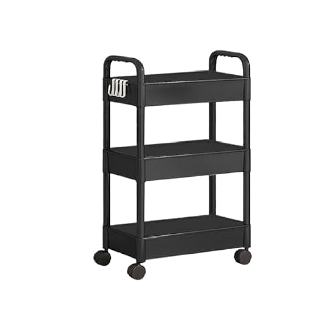 ´¢Îï³µ 3-Tier Slim Rolling Storage Cart - Narrow Multi-Level Organizer with Wheels for Small Spaces, Kitchen, Bathroom, Bedroom, Dorm Room Compact Storage Solution(Color2)-nVdJy8Rt