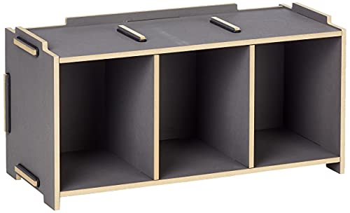 Werkhaus CD Halter, Holz, Grau, M