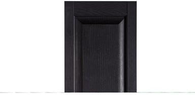 Premier Raised Panel Exterior Decorative Shutters, Black - 15 x 67 in.
