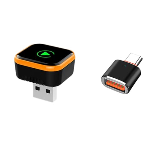 Adaptador inalámbrico CarPlay 2 en 1 con WiFi y Bluetooth para viajes en carretera