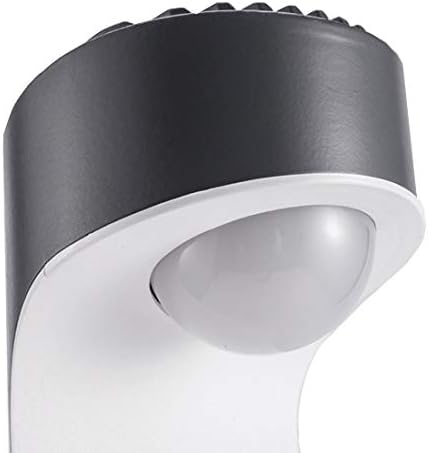 7W LED Outdoor/Indoor Gate Door-side Garage Wall Sconces Light Fixture Waterproof IP65 Black Warm White