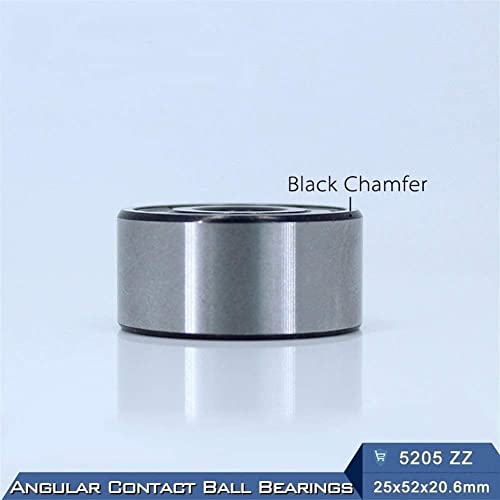 Rodamiento de contacto angular 5205-ZZ TMP1105 fabricado con acero de alta resistencia axial 2