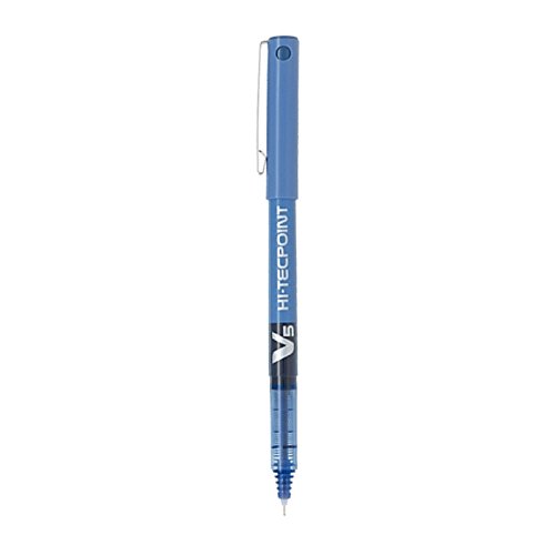 V5 Hi-tecpoint Bx-v5 Roller Ball Pen, 0.5 Mm (Blue)
