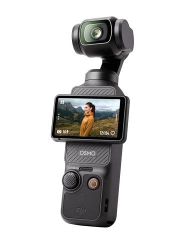 DJI Osmo Pocket 3 Vlogging Camera with 1 CMOS & 4K/120fps Video 3-Axis Stabilization Fast Focusing Face/Object Tracking 2 Rotatable Touchscreen Small Video Camera for Photography Youtube