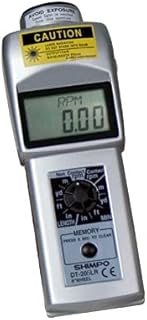 DT-205LR-S12 - LED Contact/Non-Contact Handheld Laser Tachometer with 12
