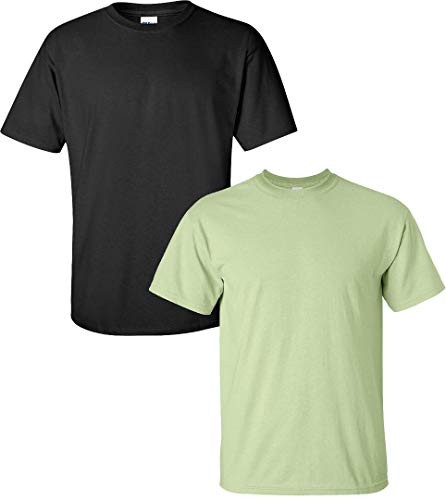 Gildan t-shirt en coton homme G2000 lot de 2 taille L anti-déformation