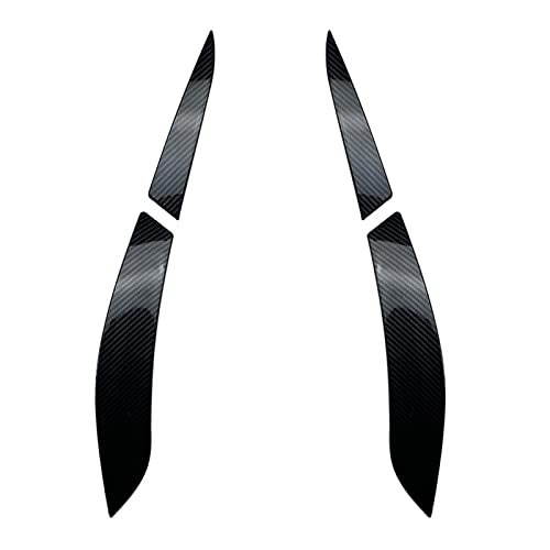 Embellecedor de ABS para VW Golf 6, acabado premium negro brillante para faros traseros
