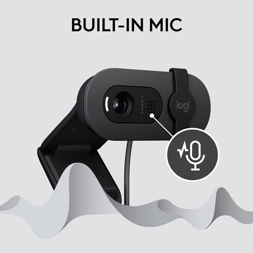 Image of Logitech Monitor Bundle with MK270R Wireless Keyboard (Full-Size, Plug-Play) + H340 USB Headset (Noise-Cancel, Digital Stereo) + Brio 100 Webcam (1080p, auto Light)