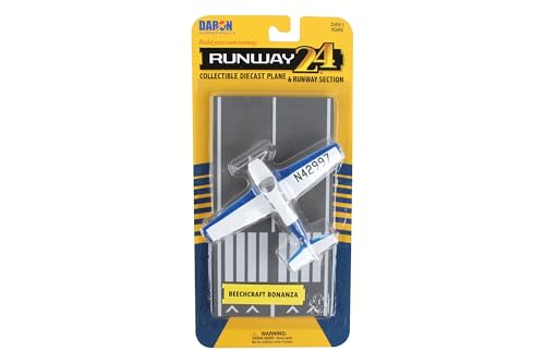 Daron Worldwide Trading Runway24 Beechcraft Bonanza Vehicle - Thumbnail 5
