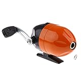  SIFDNRGNFN Mulinello da Pesca Mini Chiuso Volto Girevole Bobina Liscia Outlet Bobina di Pesca Ottica per la Pesca a Mosca Baitcasting Pesca freshwate Acqua salata (Color : Gold)