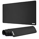 TIDALSOIL Large Gaming Mouse Pad 90 x 40 cm – Oversized Extended Desk Pad with Non-Slip Base, Stitched Edges Mousepad, Smooth Surface for Keyboard, Mouse, Office, Gaming and Work