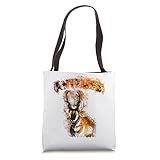 Wood Badge critter, Antelope watercolor sketch print Tote Bag