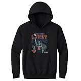 500 LEVEL Mohamed Diawara New York Knicks Statue Of Liberty Youth Hoodie Sweatshirt (Black, Medium)