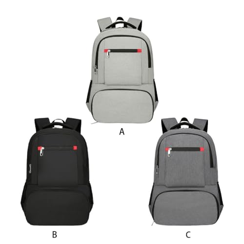 Sac d'ordinateur portable multifonctionnel compartimenté Oxford gris - 8