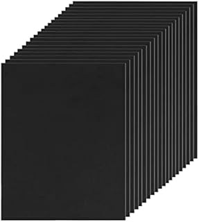 20 Pack Black Foam Board 420mm x 297mm, 5mm Thickness Foam Core Baking Board for Projects, A3 Polystyrene Mat Board Poster Foam Board Sheets for Art Crafts, Presentation, Wedding, School Projects
