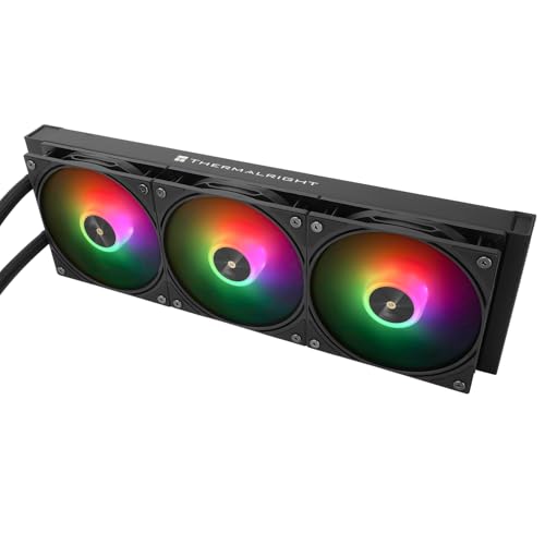 Thermalright FW360 Black ARGB CPU AIO Cooler,PC 360 Specification Water Cooler System,IPS LCD Screen with 320x240 Resolution,for AM5&Intel LGA1700/1851,CPU Cooler Comes with 2.4-inch LCD Display by Thermalright - Image 2