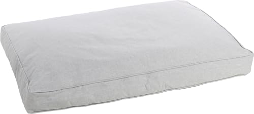 Cojín Geneve gris rectangular de 100x70x12cm para cama de perro grande 2