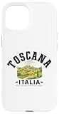 Carcasa para iPhone 15 Italia Viaje Familiar Toscana Viñedos de Toscana a Italia
