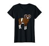 Diseño de mufflón de oveja salvaje como un gran regalo de Aries salvaje para hombres, niños y mujeres para cumpleaños o Navidad. Muffelwild Ovis Gmelini idea de regalo para amigos Mouflon Aries y amantes de los muflones.