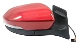 retrovisori completi Per Geely Per Kandi EX3 2017 2018 2019 Accessori Specchietti Retrovisori Automatici Laterali Completi(Only Right red)