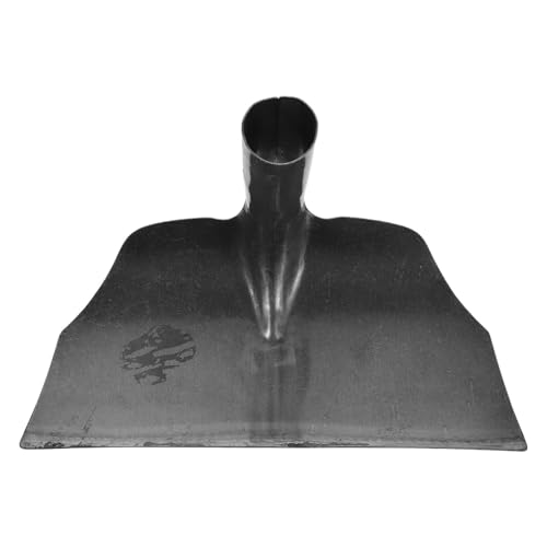 BUGUUYO Raspador de desechos de Corral de Vacas, Pala de Limpieza de estiércol, recogedor de excrementos, Acero al manganeso 30 cm, para Granjas y establos de Ganado y Caballos