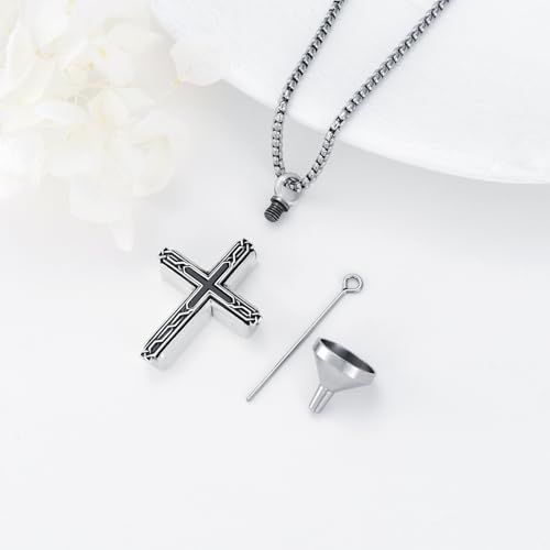Collier Urne pour Cendres ROMANTICWORK Pendentif de Crémation Papillon Cristal