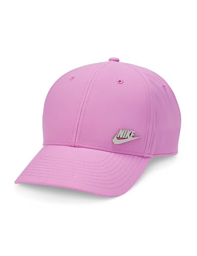 Image of Nike Unisex Adult Dri-FIT Club Structured Metal Logo Cap Hat | Mens and Womens