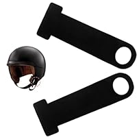 Motorrad Helmschloss Schnalle,2 Stücke Universal helmschloss D-Ring,Stahl Ring Lock,Schnalle Helmschloss Fastener,Motorradzubehörteile Motorradhelmschloss Verlängerung