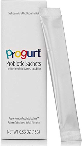 Progurt Probiotic. 1 Trillion CFU. Beneficial Human Probiotic Isolates - HPI (5 Pack) | Soothing & Super-Strength | Shelf Stable for Travel | Vegan | No Lactose. No Soy. Gluten Free.
