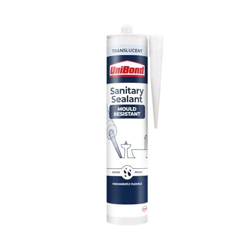 Price comparison product image UniBond Sanitary Sealant,  Mould Resistant & Waterproof,  Translucent Sealant