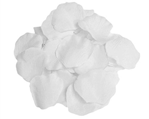 Doutop 1000 pétales de rose en soie pour mariage Fleurs Artificielles Flore pétales en mariée douche Cover