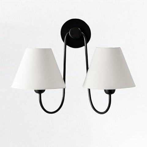 Contemporary Linen Shade Sconce by Generic Cover