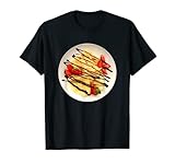 Simplemente disfraza lo que te gusta. Si te gustan los postres, usa este disfraz de crepé. Para los amantes de las salchichas de Viena, salchichas de desayuno envueltas en masa de galletas, tortitas, masa de croissant y horneadas