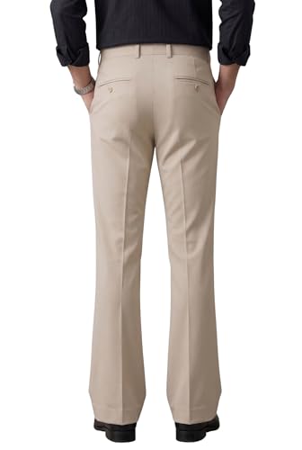 Image of Men's Trendy Bootcut Trousers - Modern Flared Fit | Premium Formal Pants