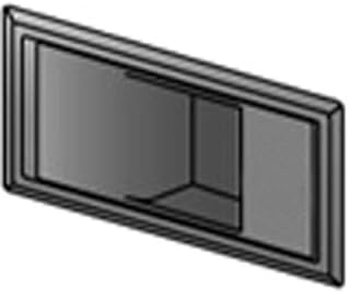 Southco M3-10 Multi-Point Compression Latch Actuator, Non-Locking Handle Style, Zinc Alloy, Black