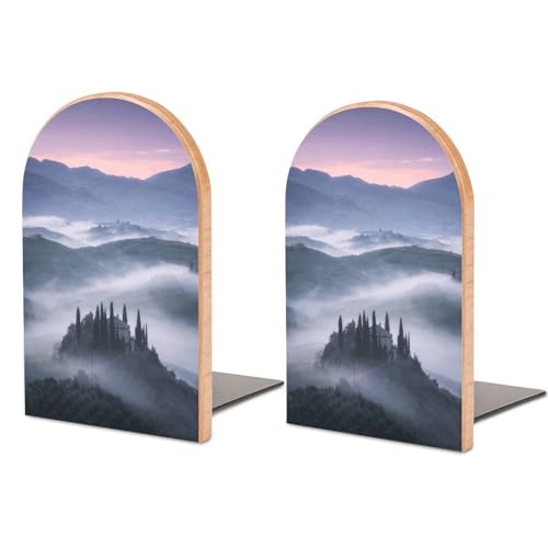 Sujetalibros de madera para libros pesados soporte resistente y decorativo Secret Realm Manor 2