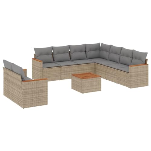 Questo set di divani da giardino è il complemento perfetto per il giardino, la terrazza o il cortile, in quanto offre uno spazio confortevole e accogliente per chattare con la famiglia e gli amici o semplicemente rilassarsi e godersi la vita all'aria aperta