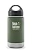 Klean Kanteen Wide Insulated Bottle with Stainless Loop Cup, Vineyard Green, 12-Ounce