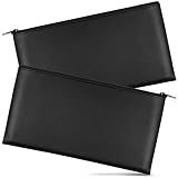 2 Pieces Money Bags With Zipper , 11x6.1 inch Money Pouch, Bank Bag, Cash Bag , Check Wallet, Cosmet