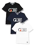 Jcolan SS CREW NECK 3PK MP - Camiseta de manga corta