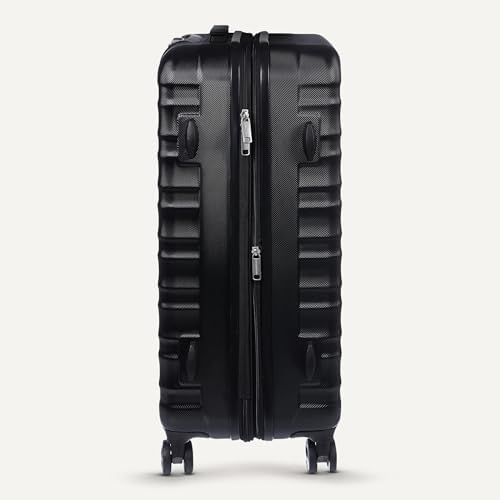 Amazon Basics 21-Inch Hardside Carry-On Luggage, Hardshell Suitcase With Wheels, Expandable For Up to 25% More Space, With Scratch-Resistant Surface, Four Multi-directional Wheels, Black - 4