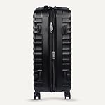 Amazon Basics 26" Hardside Medium Checked Luggage, Hardshell Suitcase With Wheels, Expandable For Up to 15% More Space, With Scratch-Resistant Surface, Four Multi-directional Wheels, Black - Image 5