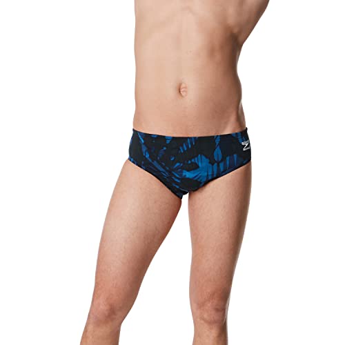 Speedo Men's Swimsuit Brief Endurance+ Printed Team Colors